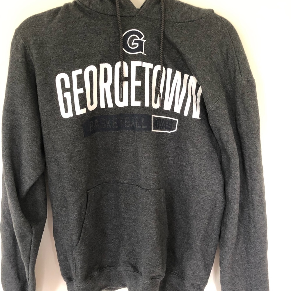 gray Georgetown (basketball) college hoodie